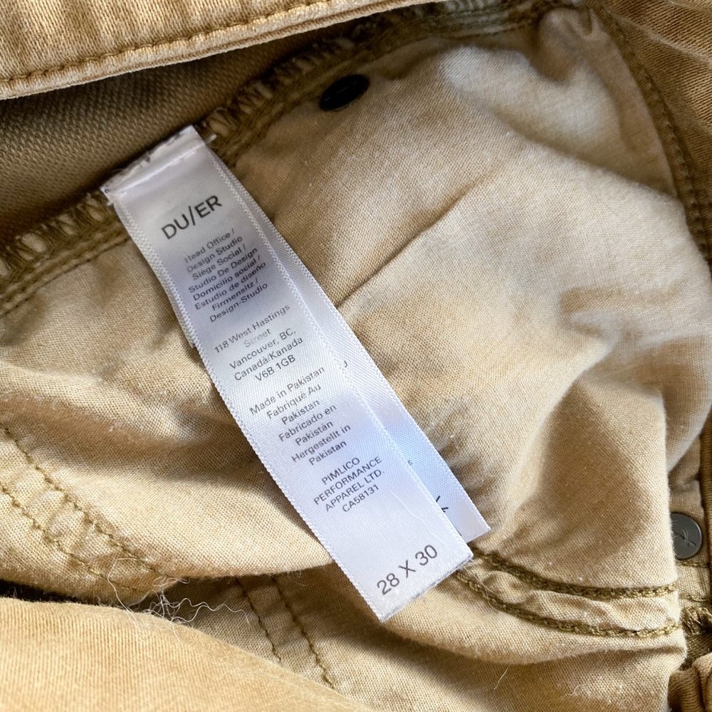 DUER | No Sweat Pant Slim Tobacco Brown Pants - Picture 7 of 8